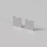 Комплект заглушек (для профиля 72×36) 2 шт., ALM-7236T-S-EC 642083. TM Maytoni