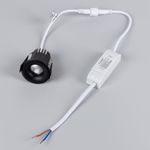 Светильник MS-FOGGY-BUILT-R45-5W Warm3000 (BK, 36 deg, 230V) (Arlight, IP54 Металл, 5 лет)