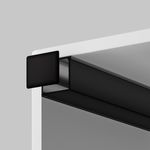 Комплект заглушек (для профиля 16×16) 2 шт., ALM-1616S-B-EC 642030. TM Maytoni