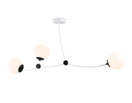 Подвесной светильник TR2566/3 WH/BK белый/черный E27/3 max 60W 1130*150*540
