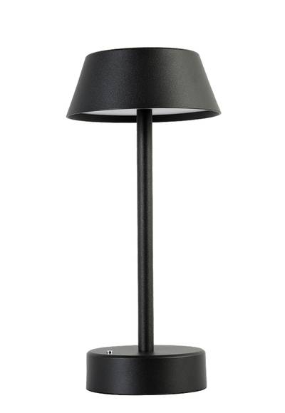 Аккумуляторная настольная лампа Crystal Lux SANTA LG1 BLACK 3661/501