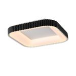 7768/56L AVRA LED SN Светильник металл/белый/черный LED 56Вт+14Вт 3000-6000K 500х500 IP43 пульт ДУ+подсветка SHARMEL