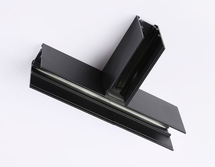 Коннектор T-образный для накладного шинопровода Magnetic GL3374 BK черный 170*85*53.7