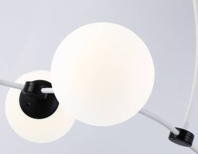 Подвесной светильник TR2552/6 WH/BK белый/черный E27/6 max 60W 1160*600*450