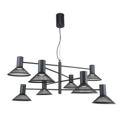 Подвесная люстра Metrics 4623-8P, 8*LED*6W, 5280LM, 3000K. ТМ F-Promo