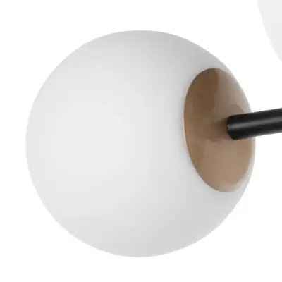 815380 Люстра CROCO 8х40W E14 ЧЕРНЫЙ МАТОВЫЙ/ЗОЛОТО Lightstar