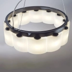 812126 Люстра NIBBLER 12х6W(Led) G9 ЧЕРНЫЙ/БЕЛЫЙ