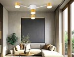 Светильник потолочный FL51720/4 WH/GD белый/золото GX53/4 max 12W 645*135