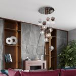 4980/1A PENDANT ODL22 469 хром/дымчатый/стекло Подвес G9 1*40W TWIXY