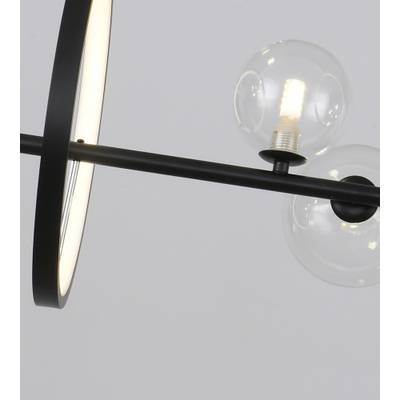 09408-10,19 Люстра Иона черный w120*28 h200 G9 50W+Led 17W (4000K) (Led лампы в комплекте 4000К)