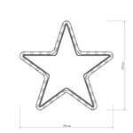Фигура ARD-STAR-M1-295x275-36LED Warm (230V, 2.5W) (Ardecoled, IP65)