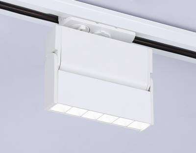 Светильник светодиодный трековый GL6812 WH белый LED 6W 4200K 24° 115*22*87