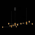 SL1596.423.22 Светильник подвесной ST-Luce Золотистый, Черный/Белый LED 22*3W 3000K