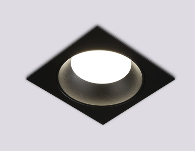 Светильник встраиваемый TN52339 SBK черный песок GX53 max 12W 115*115*25