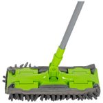 Швабра для пола с насадкой из микрофибры CLAMP на защелках