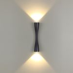 4291/10WL HIGHTECH ODL22 373 черный/металл Настенный светильник IP20 LED 10W 453Лм 3000K ANIKA
