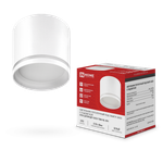 Светильник НПБ-ЦИЛИНДР-GХ53 TBM-NL-WH 80х80мм потолочн. с подсветкой бел. IN HOME 4690612059426