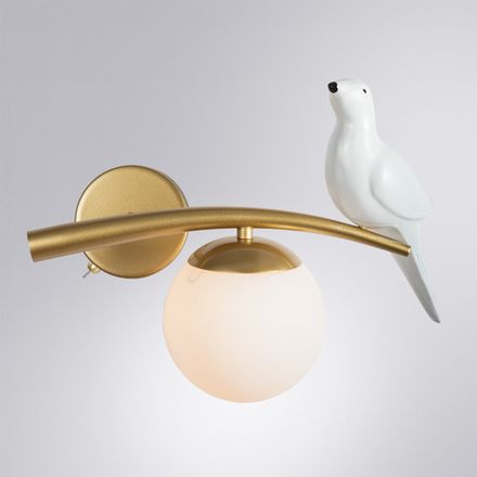 Настенный светильник Arte Lamp ELTANIN A3422AP-1GO, 1хE27