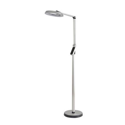 8333/15FL LEDIO LN26 458 серебро, металл/пластик Торшер LED 15W 3000/4000/6000K CCT/диммер/LCD 220-240V GENRI