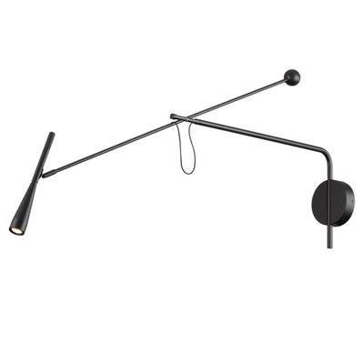 7030/5WL HIGHTECH ODL25 677 Настенный светильник металл/черный IP20 LED 1*5W 3000K 220V PIX