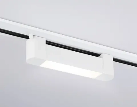Светильник светодиодный трековый однофазный GL6724 WH белый IP20 10W 4200K 192*35*57