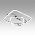7665/64LS MITRA LED SN Светильник пластик/белый LED 64Вт 3000-4000-6000K 545х505 IP20 пульт ДУ TRECKY