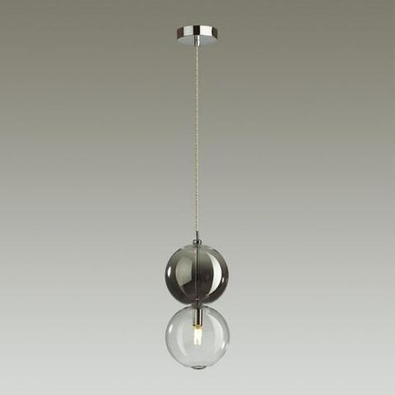 4980/1A PENDANT ODL22 469 хром/дымчатый/стекло Подвес G9 1*40W TWIXY
