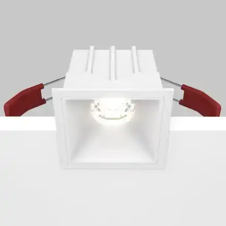 Встраиваемый светильник Альфа / Alfa LED 10 Вт 4000 К 36°, DL043-01-10W4K-SQ-W. TM Maytoni
