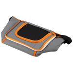 Термосумка PC2207, 12л, р-р: 26x20x24см, цвет: серо-оранжевый