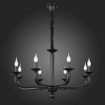 SL1114.403.08 Люстра подвесная ST-Luce Черный E14 8*40W