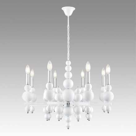 8260/8 MODERNI LN26 126 белый/хром, металл Люстра E14 8*40W 220V NANA