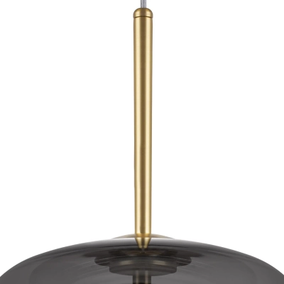 804008 Люстра CUPOLA LED 9W 450LM ЗОЛОТО/ДЫМЧАТЫЙ 3000K Lightstar