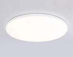 Потолочный светодиодный светильник с Wi-Fi Яндекс Алисой/Tuya/Smart Home/Alexa FZ2002 WH белый IP54 25W 3000K-6500K+RGB D370*55 (ПДУ ИК)