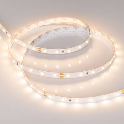 Светодиодная лента RT-A60-8mm 24V Warm3000 (4.8 W/m, IP20, 2835, 5m) (Arlight, Открытый)