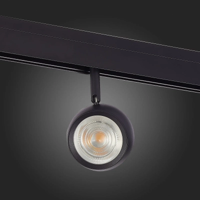 ST355.446.10 Магнитный трековый светильник Черный LED 1*10W 4000K 470Lm Ra>80 36° IP20 L120xW50xH176 48V