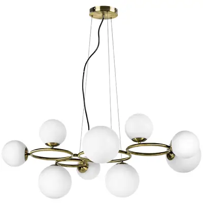 815091 Люстра GLOBO 9х40W G9 ЛАТУНЬ Lightstar