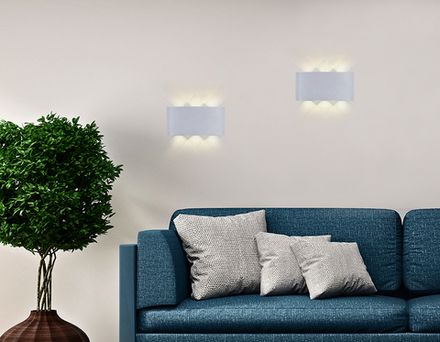 Настенный светодиодный светильник FW143 WH/S белый/песок LED 3000K 10W 167*80*40