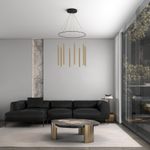 Светодиодный подвесной светильник в цвете латунь 301101 LED латунь