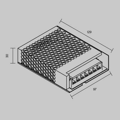 Источник напряжения PSL002 12В 100Вт IP 20 811008. TM Maytoni
