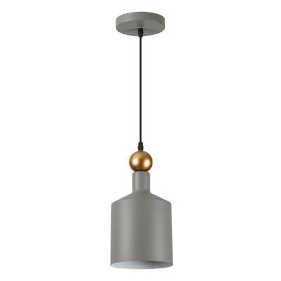 4086/1 PENDANT ODL19 417 серый/золотой Подвес Е27 1*40W 220V BOLLI