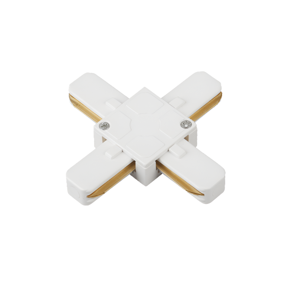 Коннектор X-образный XSB-WH для шинопровода SB бел. IN HOME 4690612060514