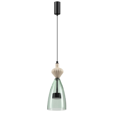 5046/12LC L-VISION ODL24 369 черный/зеленый/металл/стекло/керамика Подвес LED 12W 4000К 1400Лм PALLETA