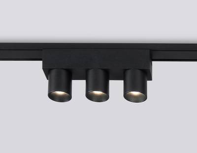 Светильник светодиодный трековый для шинопровода Magnetic Ultra Slim GV1504/3 BK черный IP20 6W 4200K 48V 24° 122*26*55