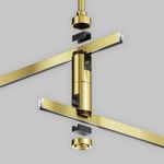 Крепление потолочное Medium двойное 300мм Flarity латунь, TRA158C-D1-BS. TM Maytoni