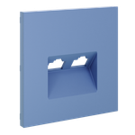 VLS001415 Накладка для розетки компьютерной двойной RJ45+RJ45 кат.6, S70 (деним). (ТМ Maytoni)