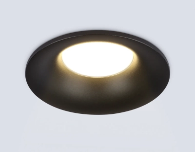 Светильник встраиваемый TN102809 BK черный GU5.3 D90*35