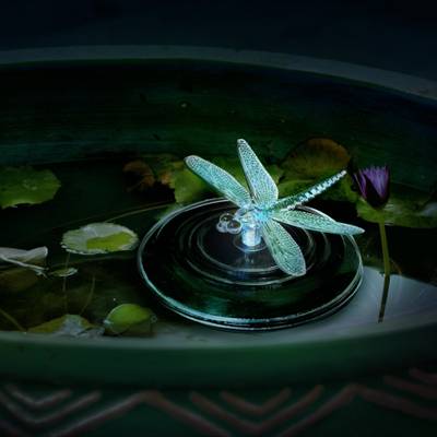 USL-S-106/PT075 Садовый светильник на солнечной батарее Magic dragonfly.Серия Special
