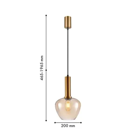 Подвес Dubbel 4356-1P, 1*E27*40W. ТМ F-Promo