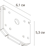Заглушка для магнитного шинопровода Arte Lamp LINEA-ACCESSORIES A484233E