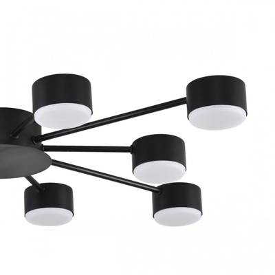 8344/10C COMFI черный, металл Люстра GX53 LED 10*7W 220V TORINA